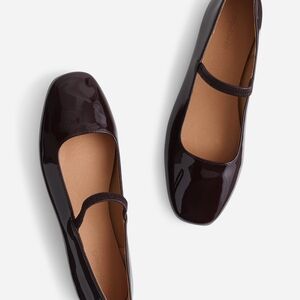 Madewell The Greta Ballet Flat (Dark Plum)